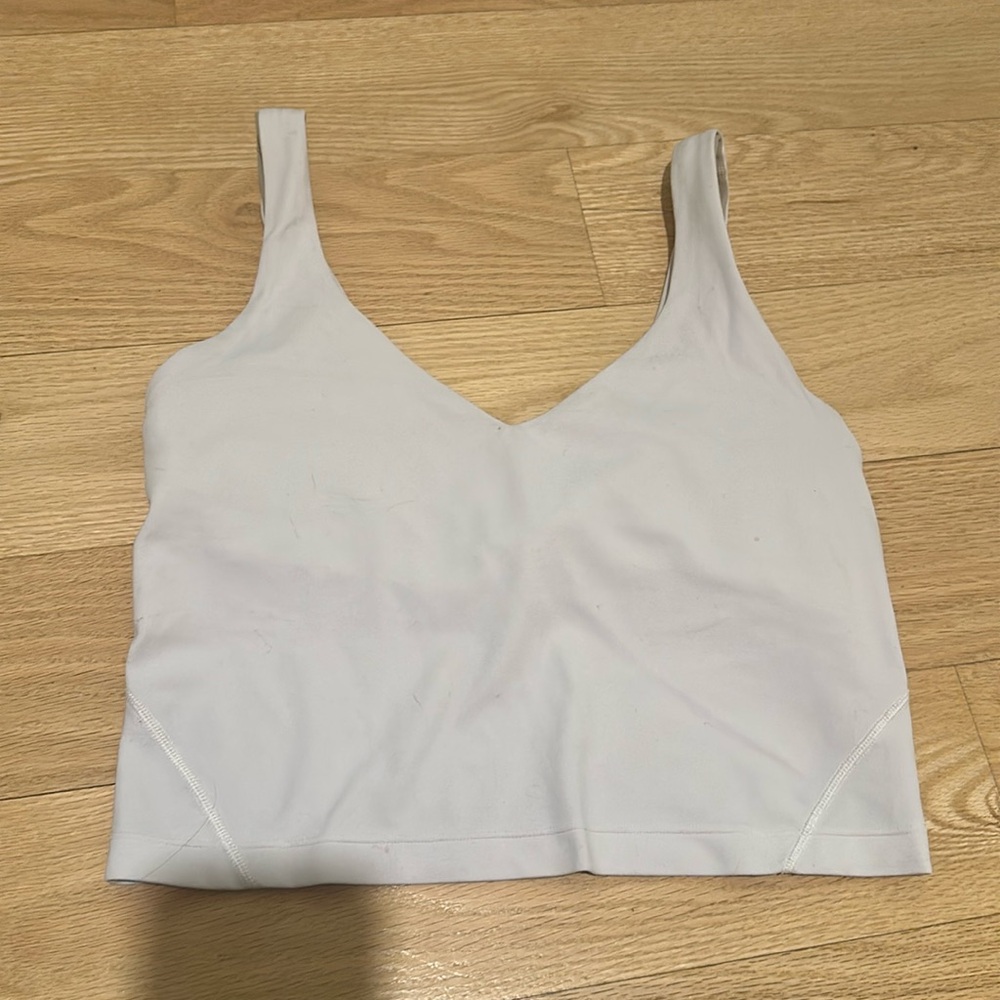 Lululemon white size 4 align tank